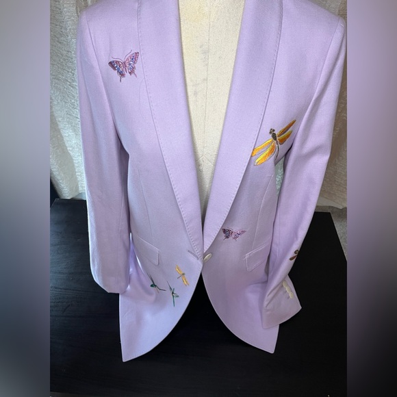 Cashmere women blazer, Luxury blazer, beautiful embroidery blazer - Picture 2 of 11